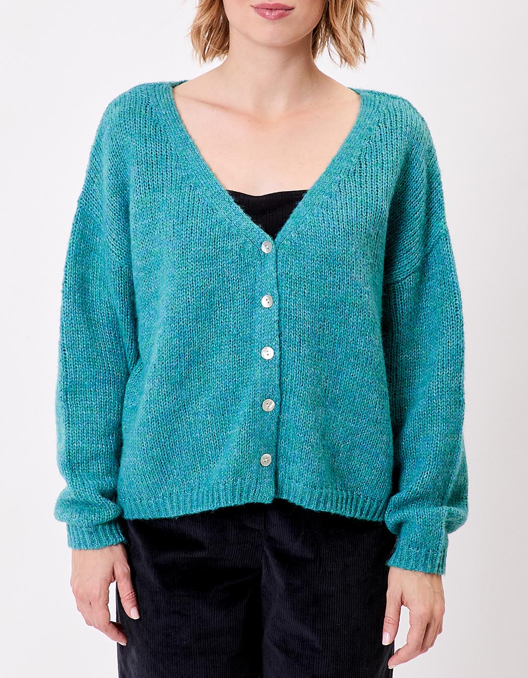 Plain short women’s cardigan femme La Fiancée
