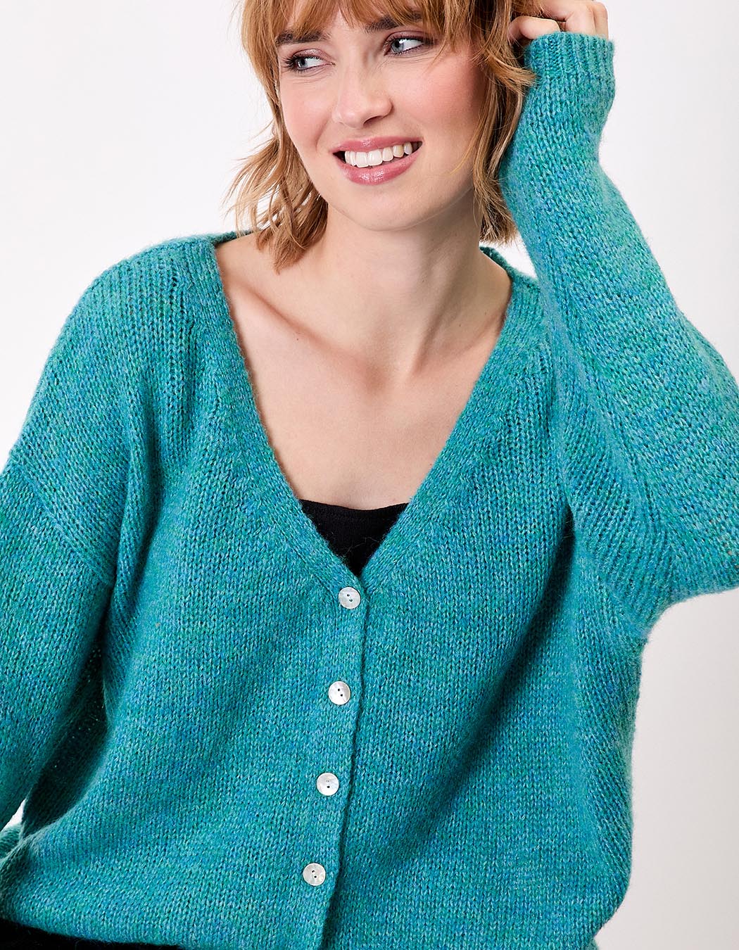 Plain short women’s cardigan femme La Fiancée
