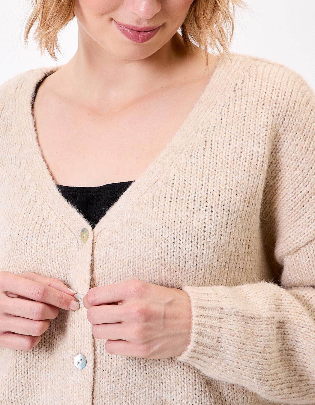 Plain short women’s cardigan femme La Fiancée