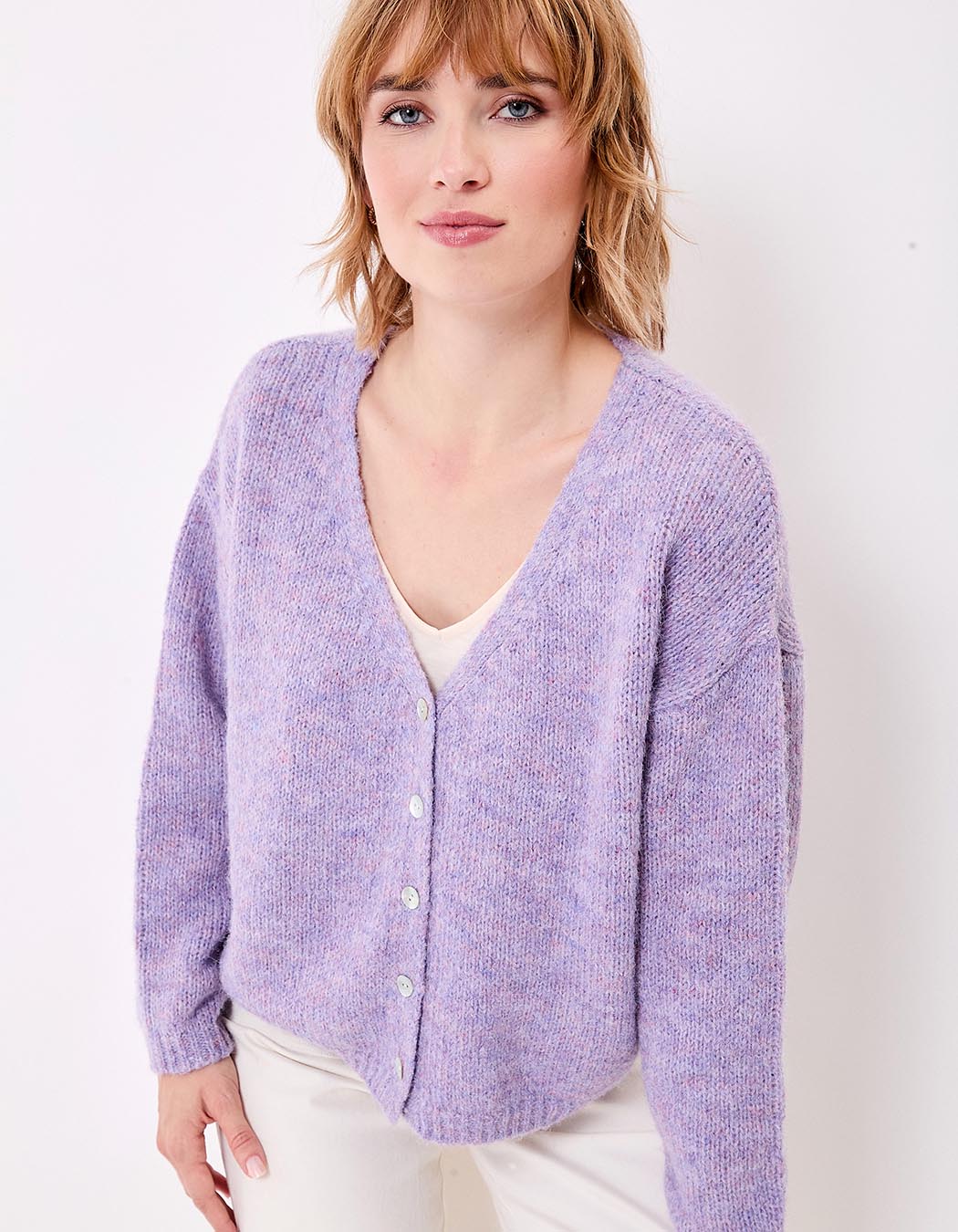 Plain short women’s cardigan femme La Fiancée