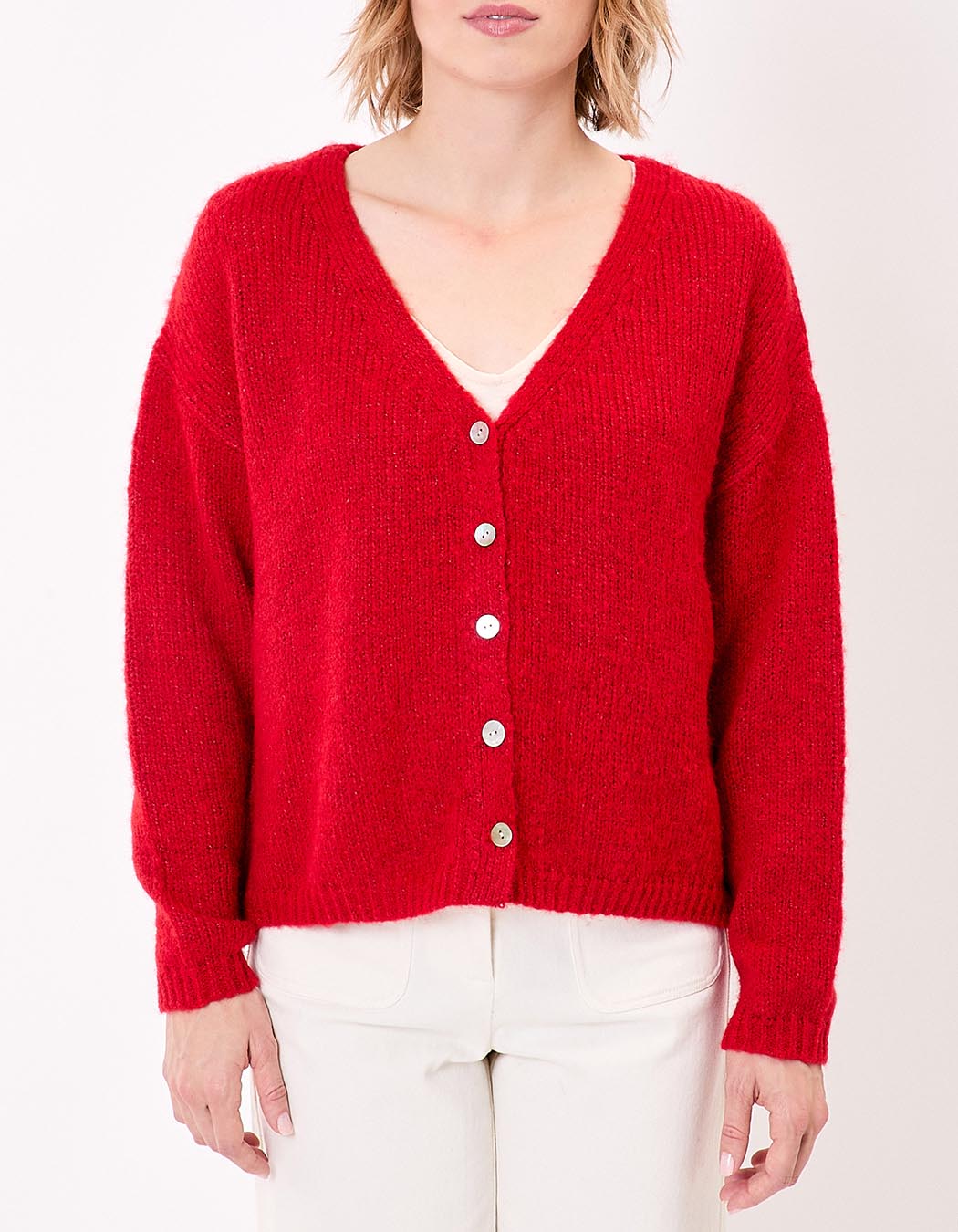 Plain short women’s cardigan femme La Fiancée