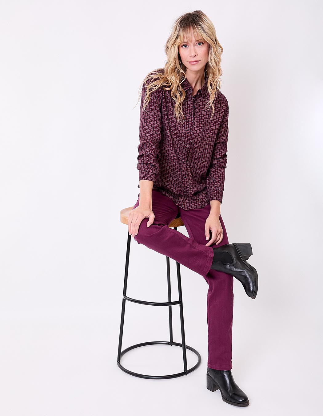 Straight flowing blouse femme Princesse Nomade