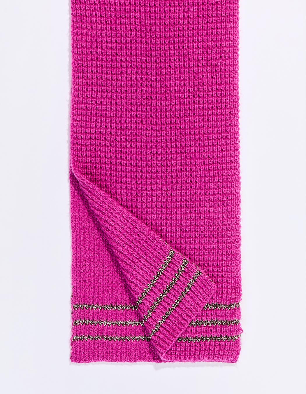 Warm lurex knit scarf femme Princesse Nomade