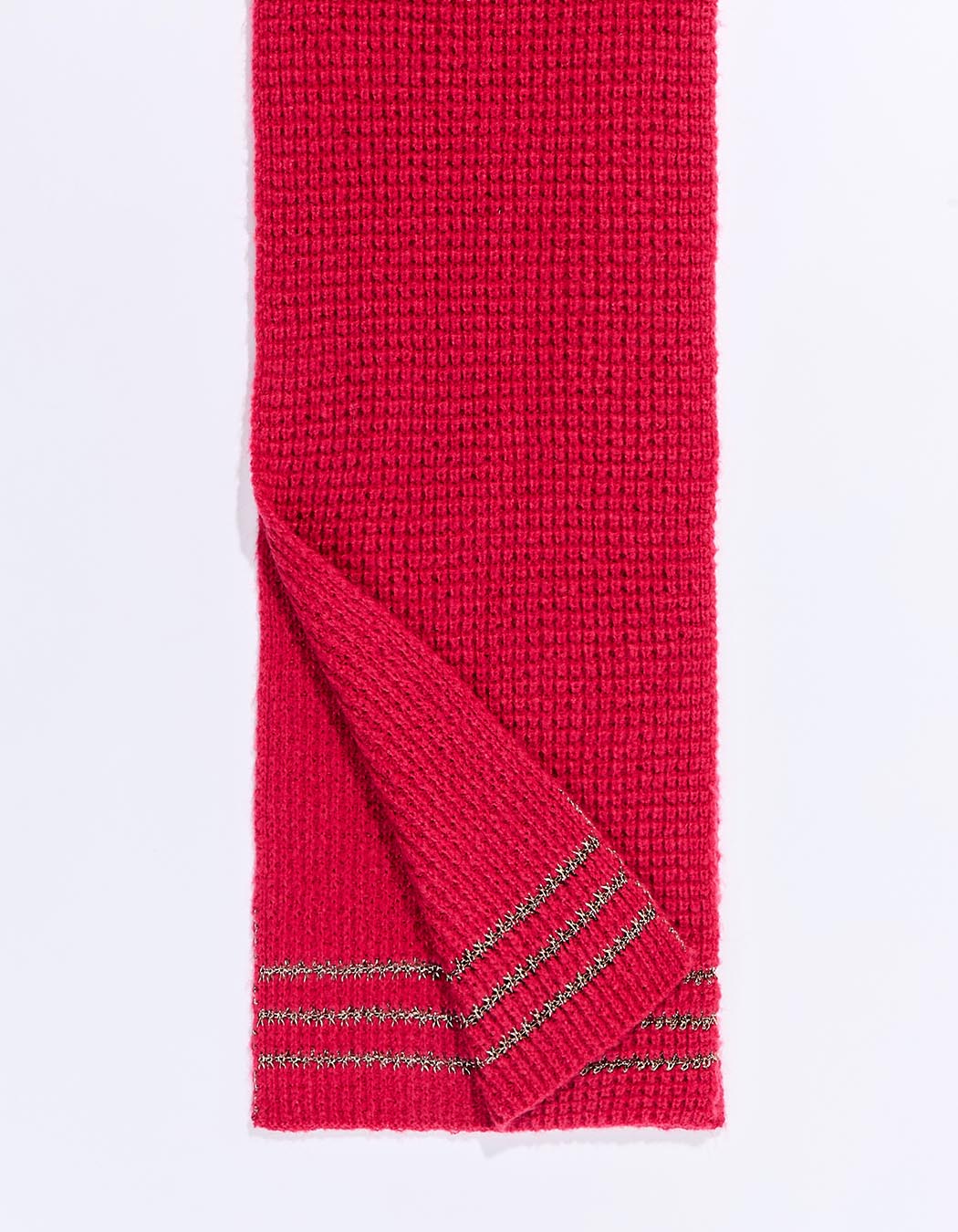 Warm lurex knit scarf femme Princesse Nomade