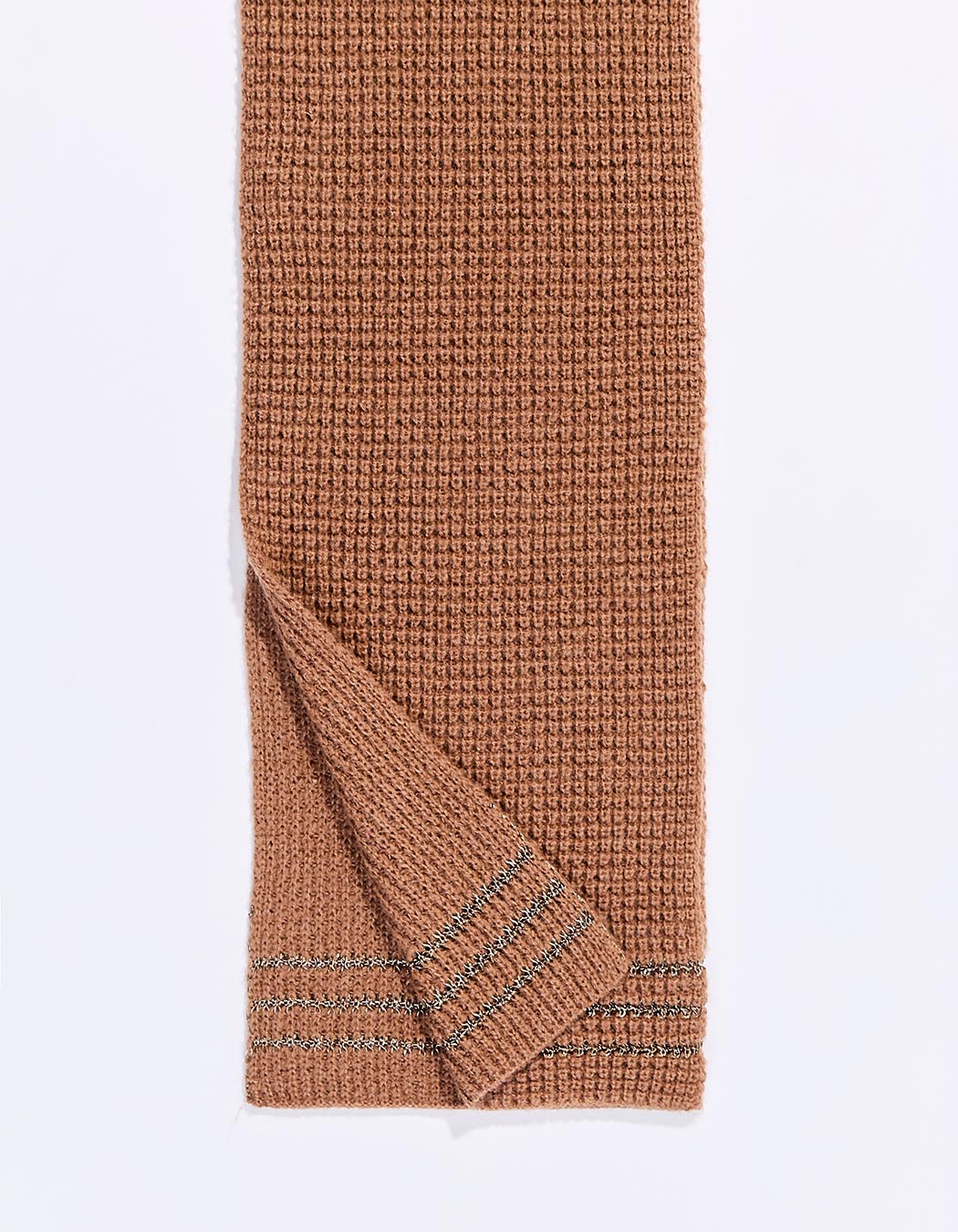 Warm lurex knit scarf femme Princesse Nomade