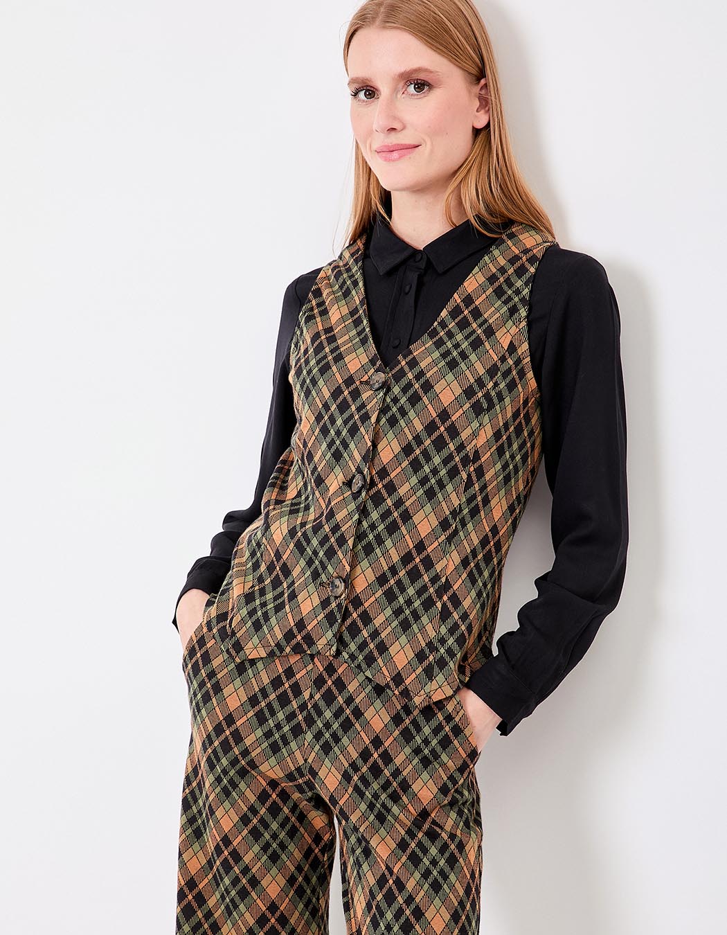 Organic knit waistcoat femme Princesse Nomade
