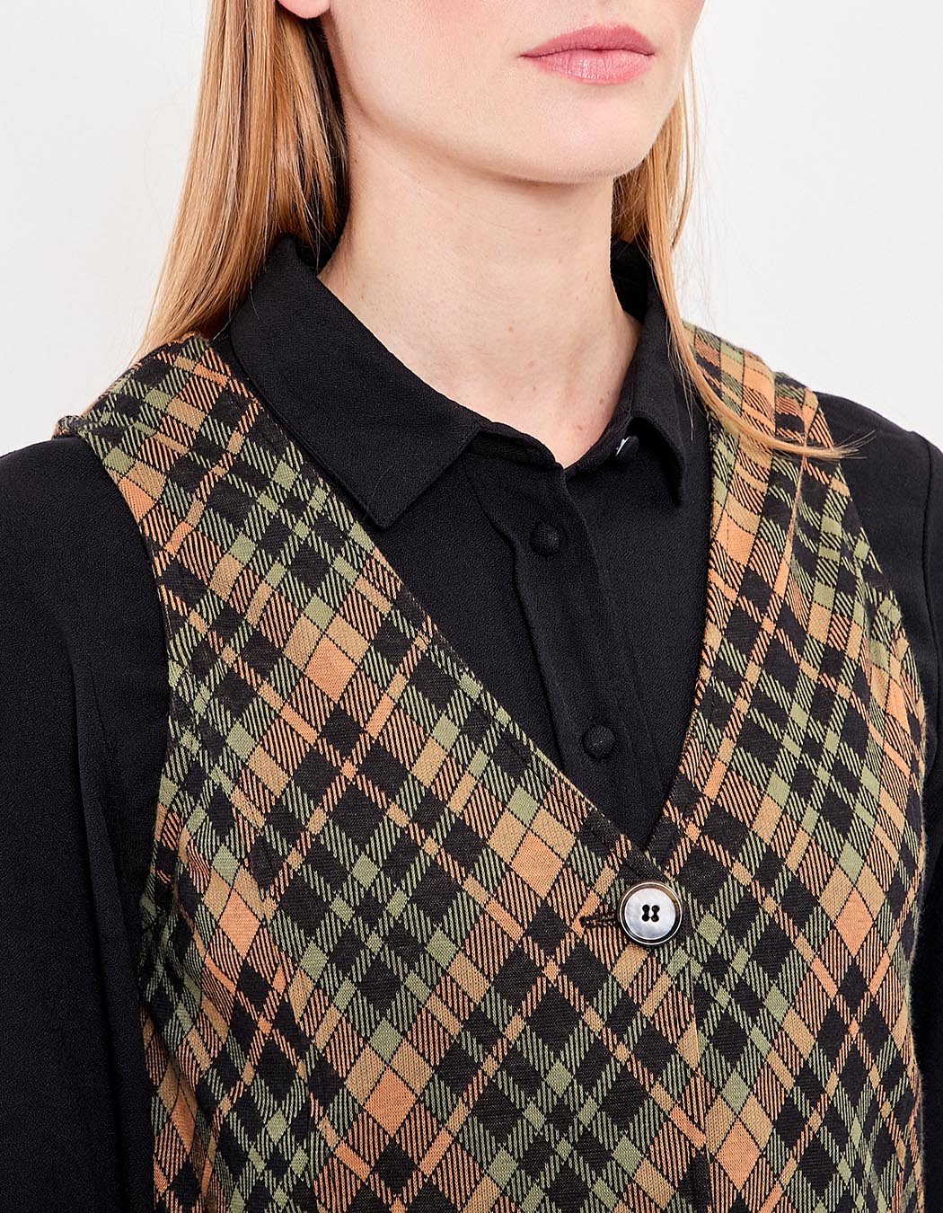 Organic knit waistcoat femme Princesse Nomade