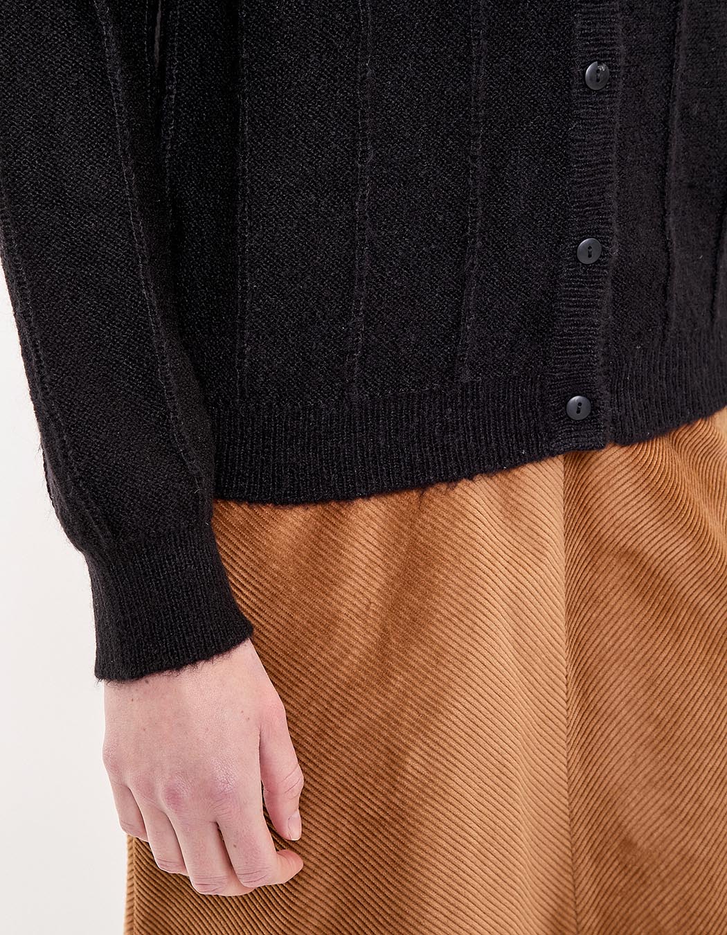 Soft knit cardigan with round neck femme Princesse Nomade