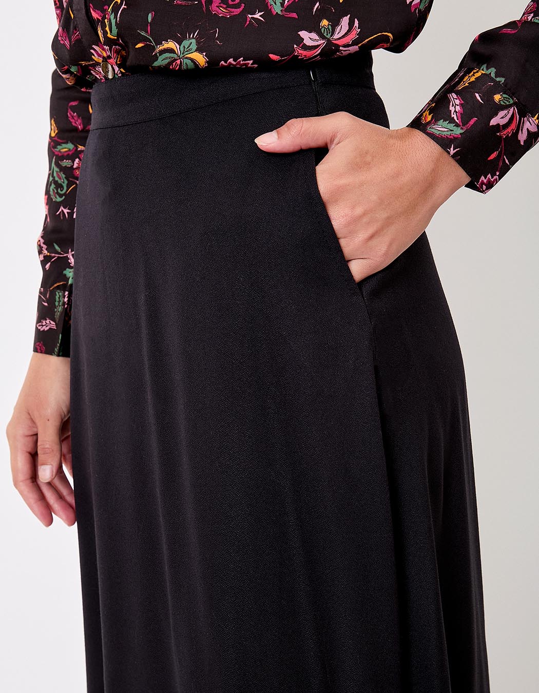 Flared flowing midi skirt femme Princesse Nomade