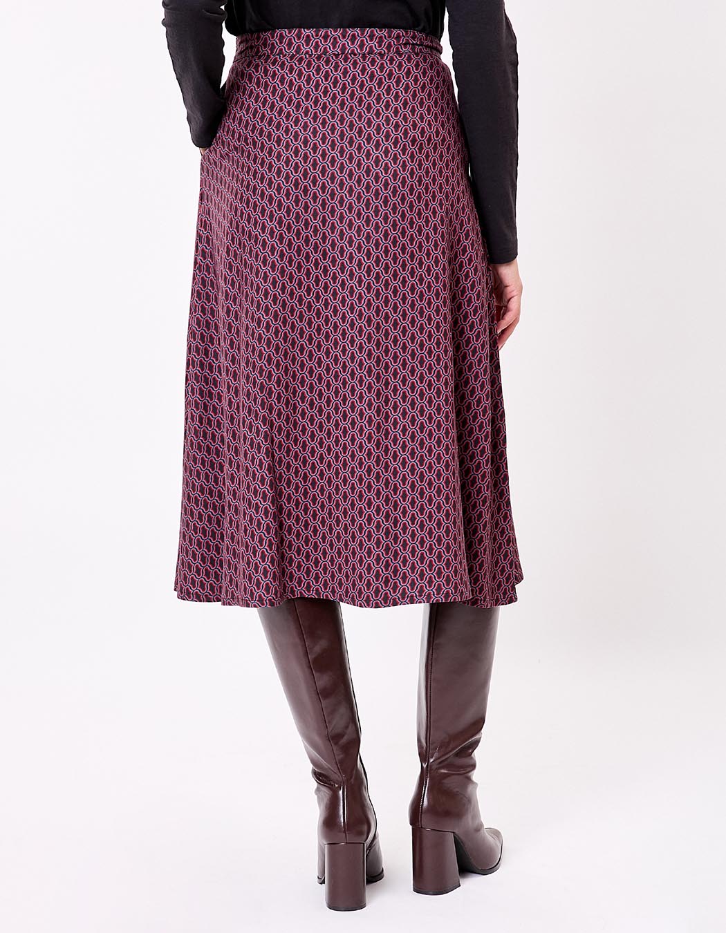 Flared flowing midi skirt femme Princesse Nomade
