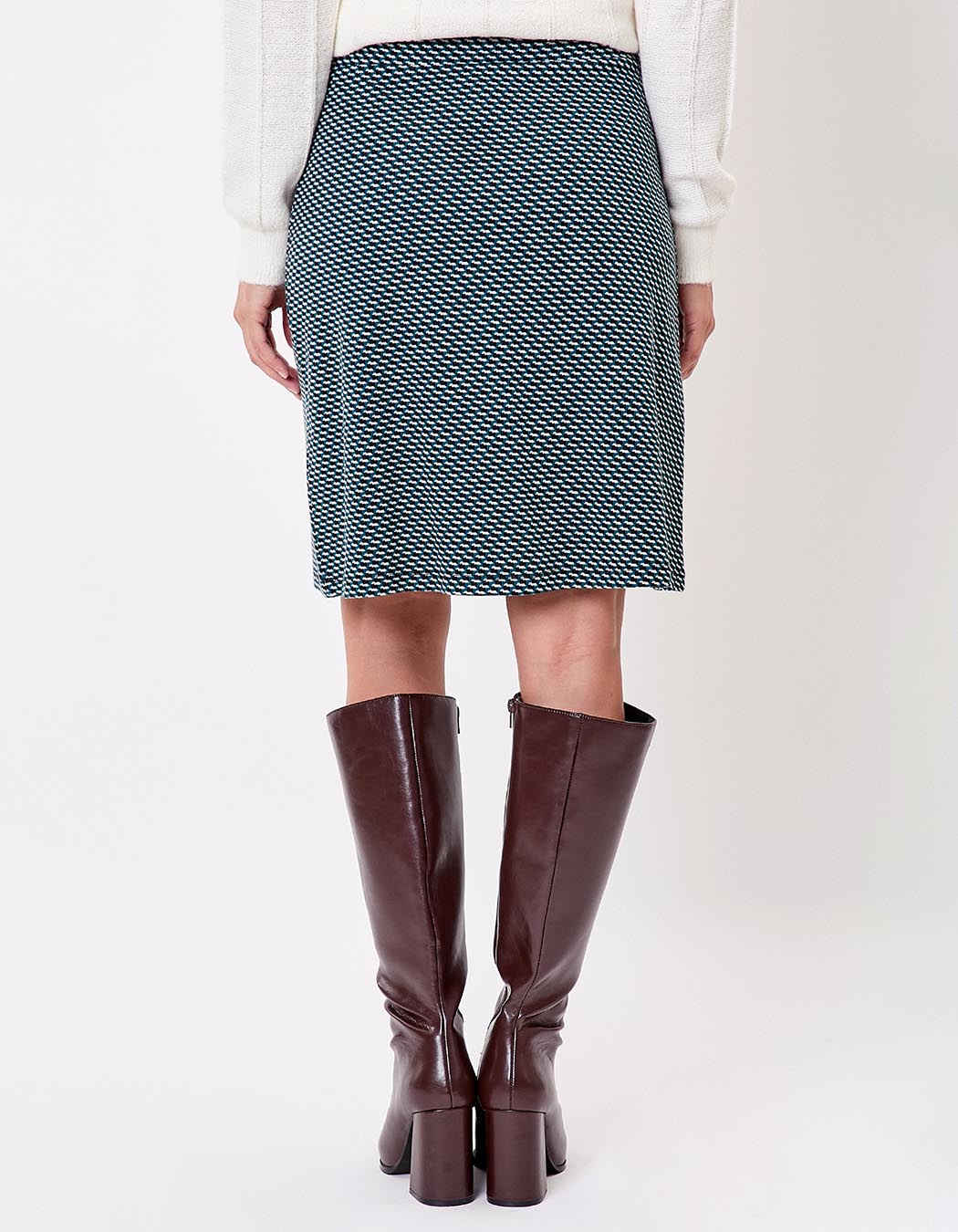 Organic knit mini skirt femme Princesse Nomade