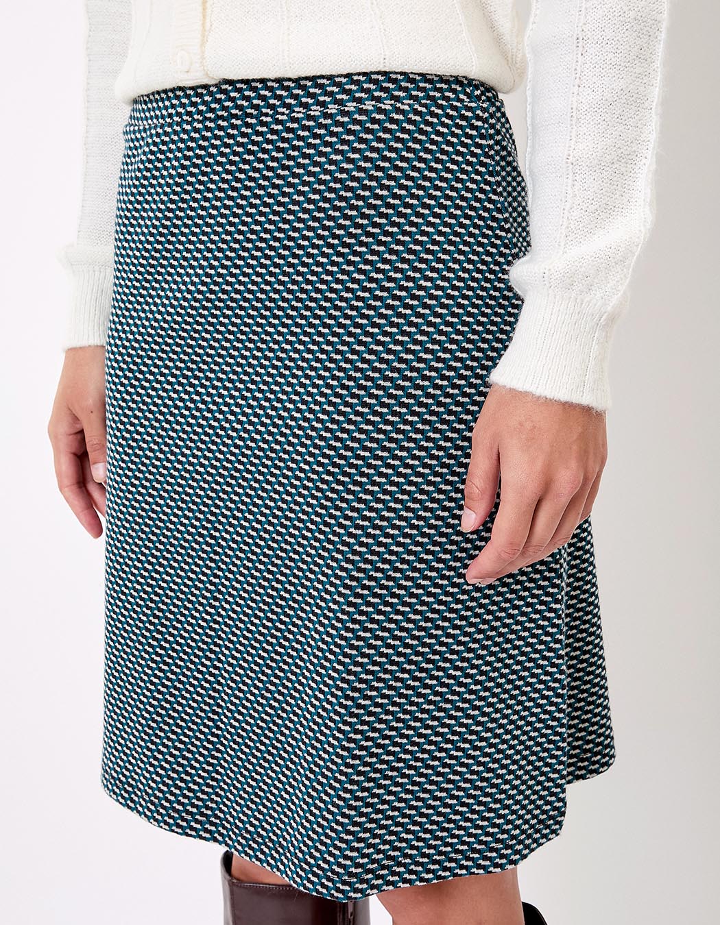 Organic knit mini skirt femme Princesse Nomade