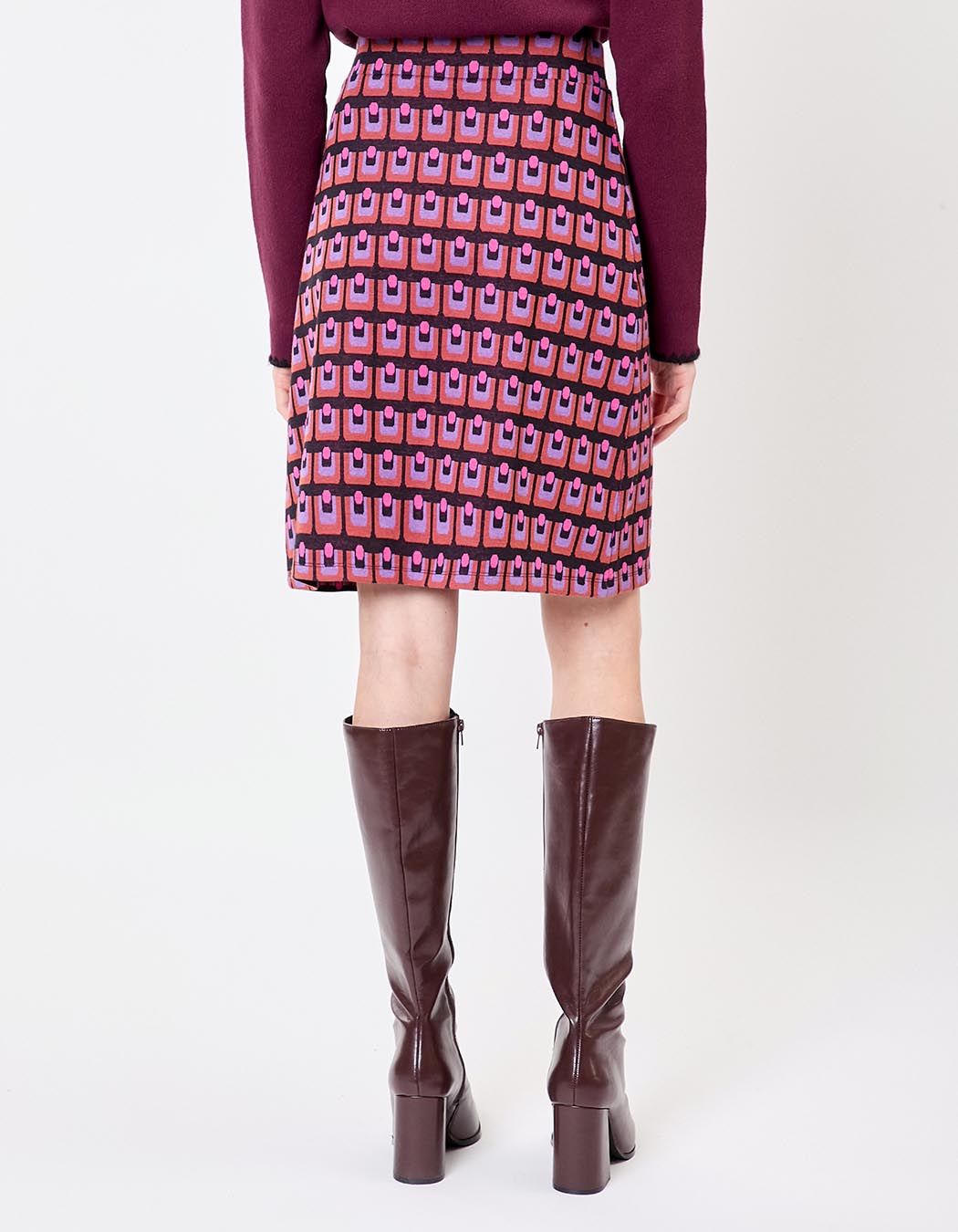 Organic knit mini skirt femme Princesse Nomade