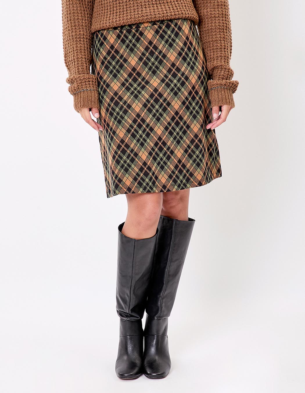 Organic knit mini skirt femme Princesse Nomade