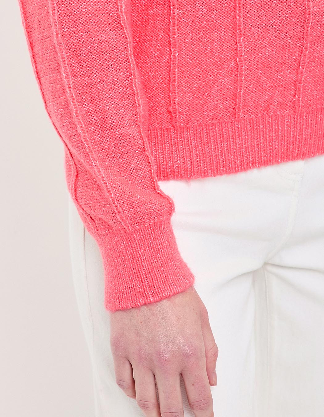 Fancy knit round-neck sweater femme Princesse Nomade