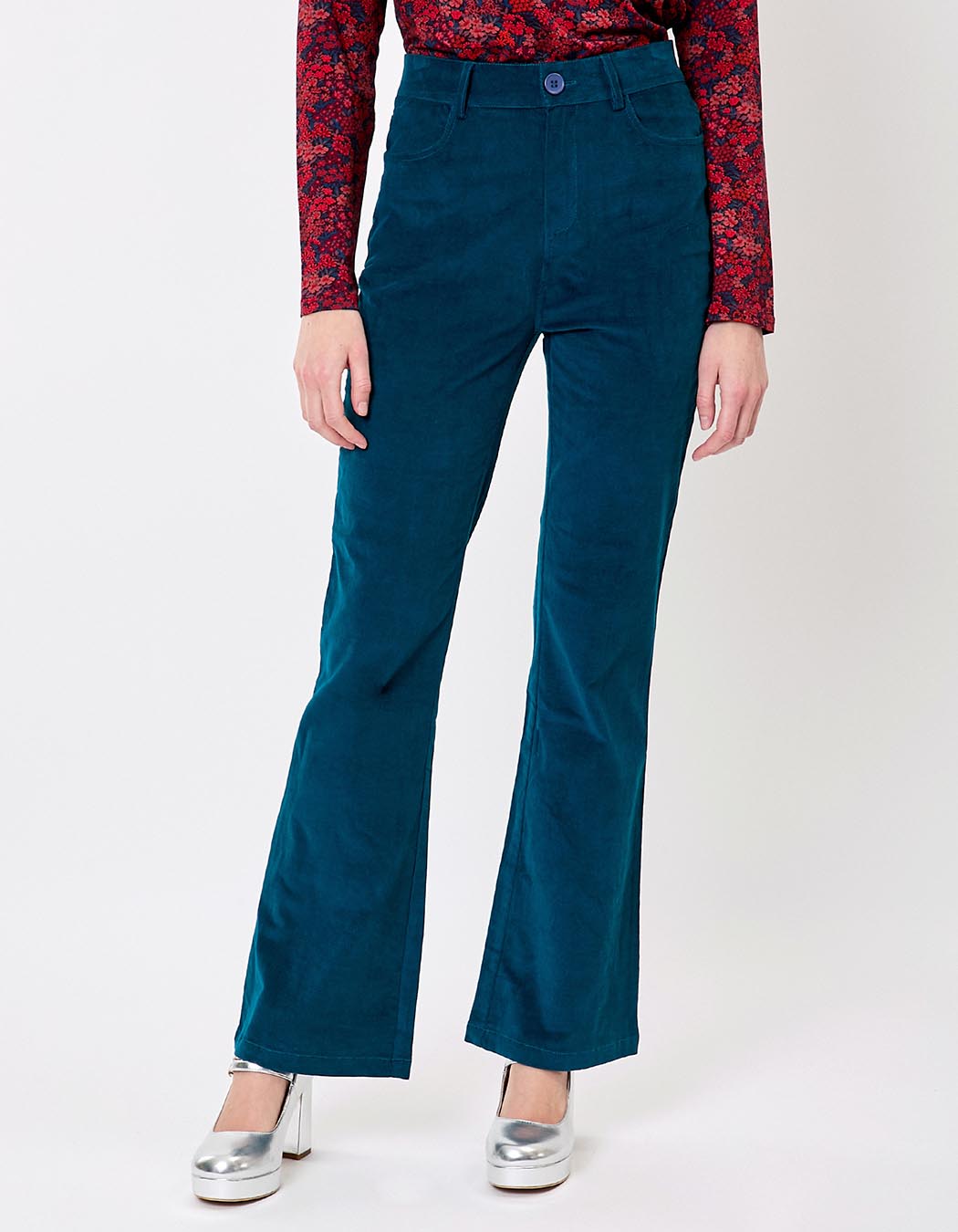 Corduroy flared pants femme Princesse Nomade