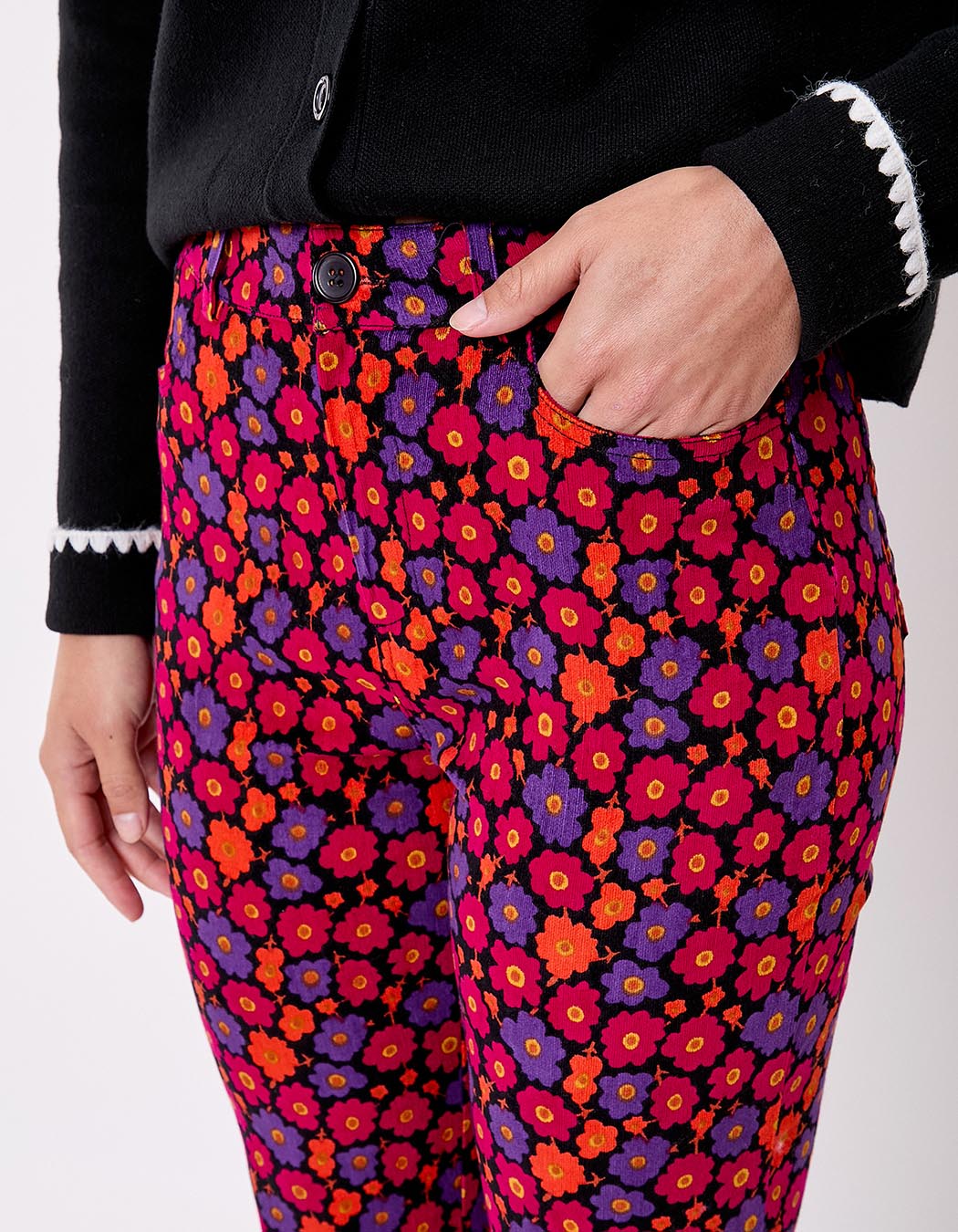 Corduroy flared pants femme Princesse Nomade