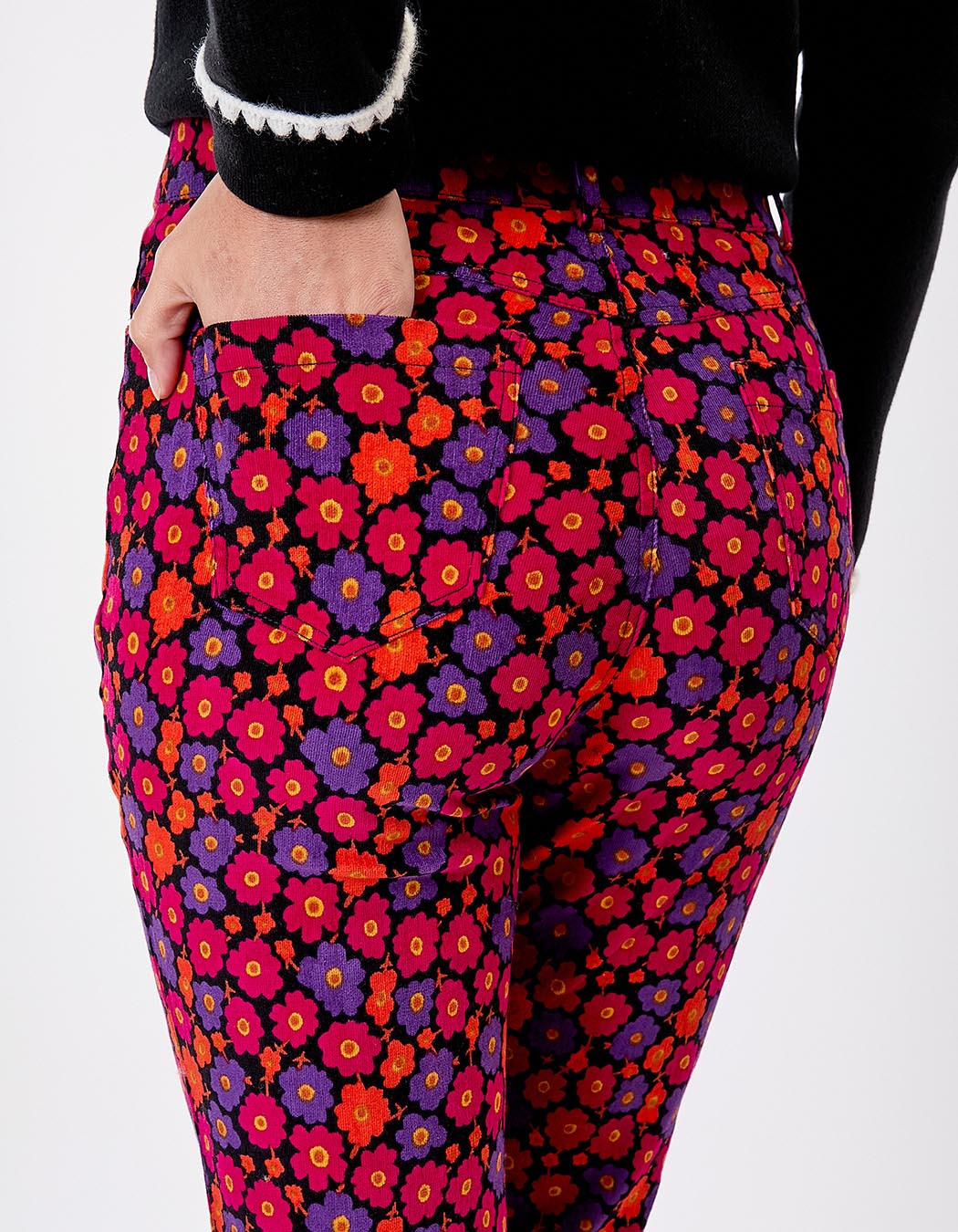 Corduroy flared pants femme Princesse Nomade