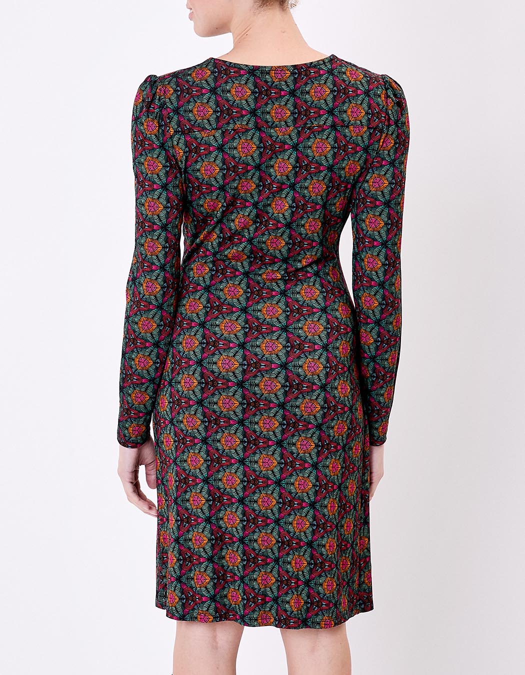 Flowing knit wrap-style dress femme Princesse Nomade