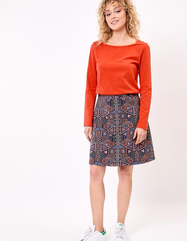 Soft knit A-line skirt femme La Fianc&eacute;e