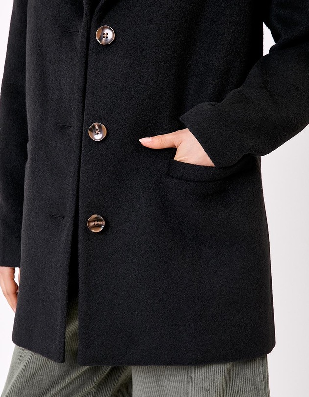 Straight wool coat femme La Fianc&eacute;e