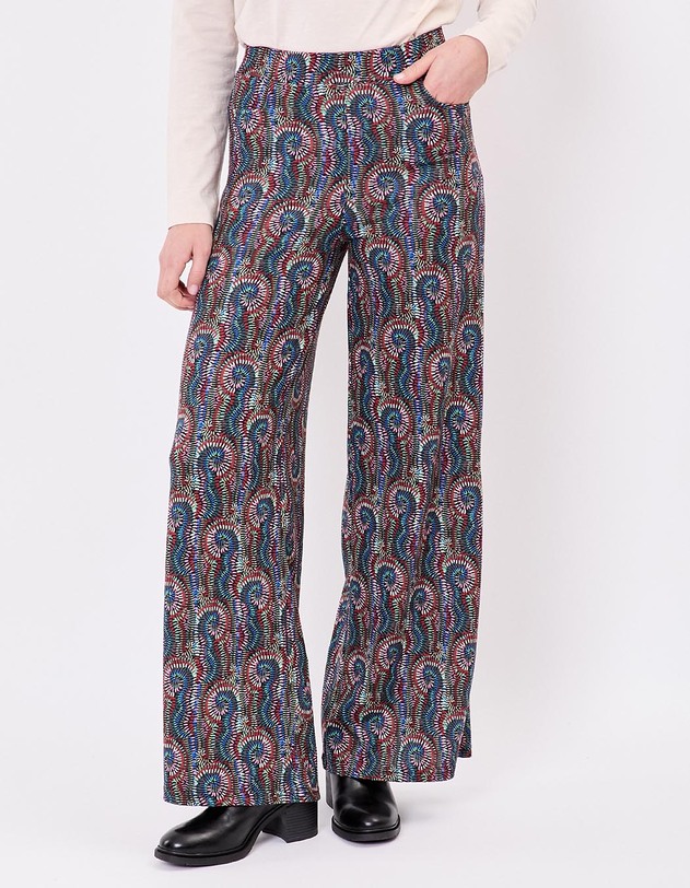 Wide soft knit pants femme La Fianc&eacute;e