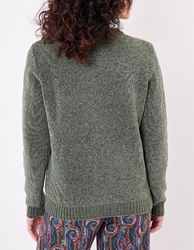 Fluffy knit sweater femme La Fianc&eacute;e