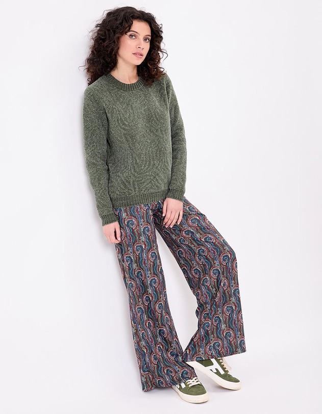 Fluffy knit sweater femme La Fianc&eacute;e
