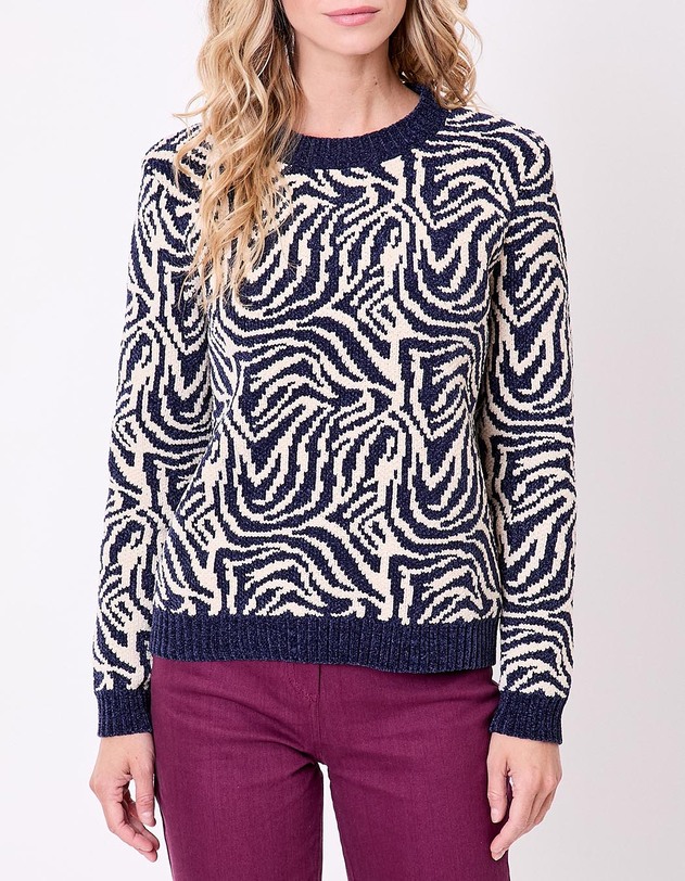 Fluffy knit sweater femme La Fianc&eacute;e