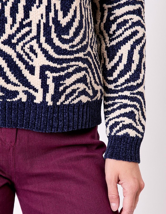 Fluffy knit sweater femme La Fianc&eacute;e