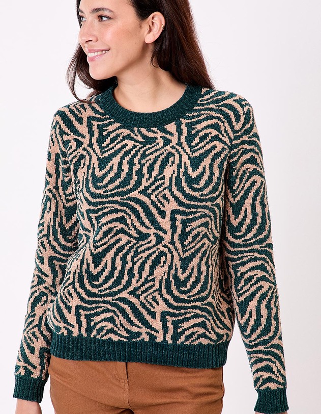 Fluffy knit sweater femme La Fianc&eacute;e