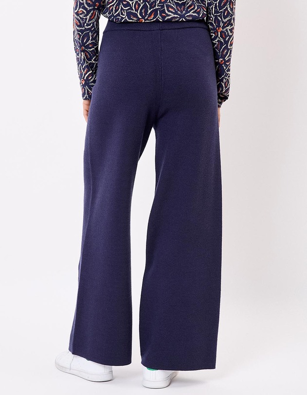 Wide knit pants femme La Fianc&eacute;e