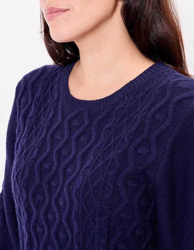 Fancy knit sweater dress femme La Fianc&eacute;e
