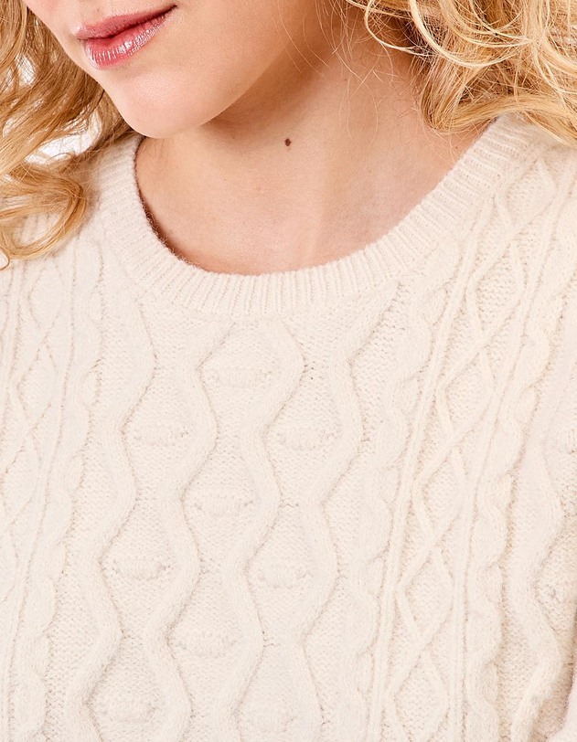 Fancy knit sweater dress femme La Fianc&eacute;e