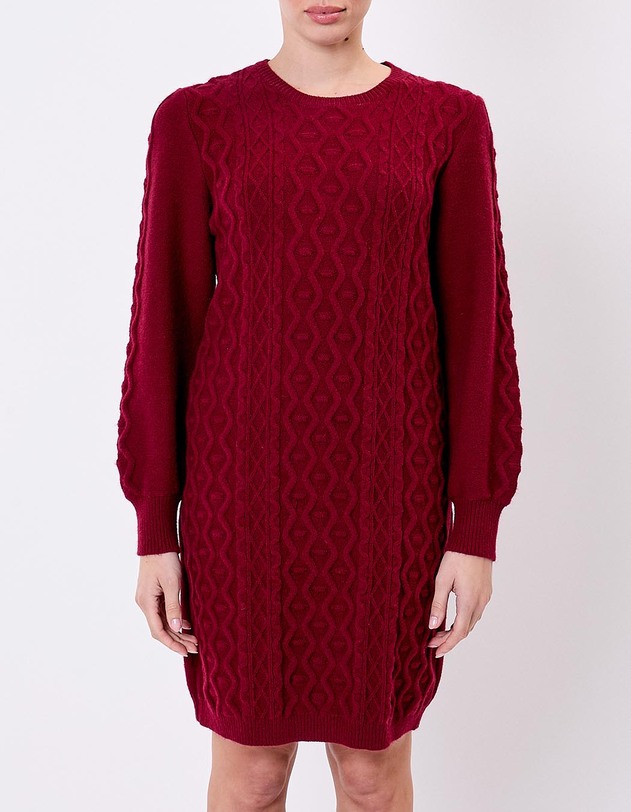 Fancy knit sweater dress femme La Fianc&eacute;e