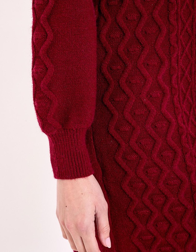 Fancy knit sweater dress femme La Fianc&eacute;e