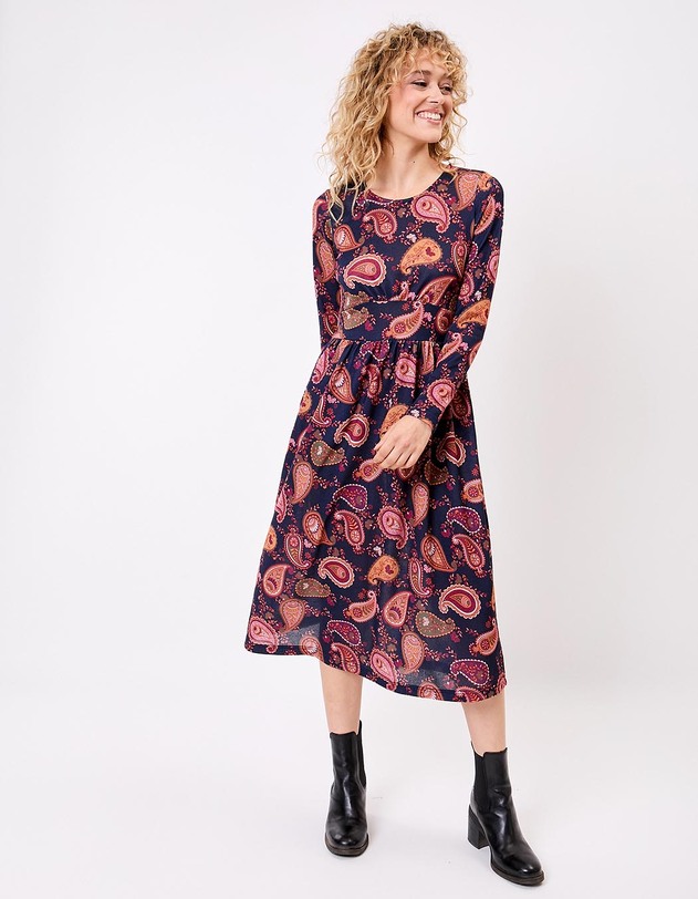 Knit midi dress femme La Fianc&eacute;e