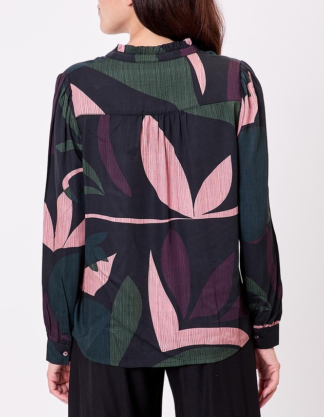 Fluid ruffled blouse femme La Fianc&eacute;e