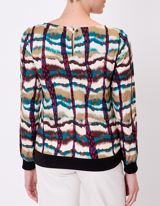 Fluid sweatshirt-style top femme La Fianc&eacute;e