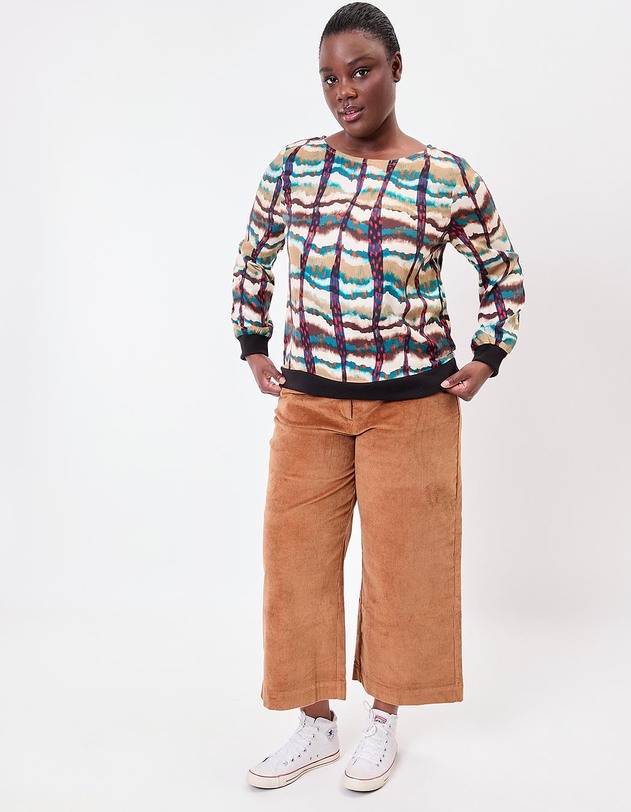 Fluid sweatshirt-style top femme La Fianc&eacute;e