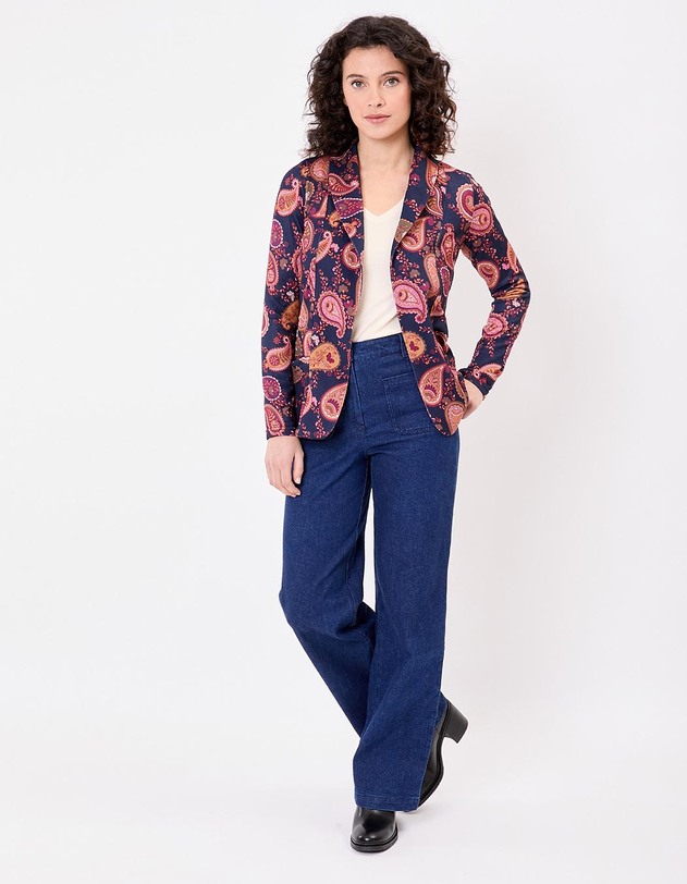 Soft organic knit jacket femme La Fianc&eacute;e