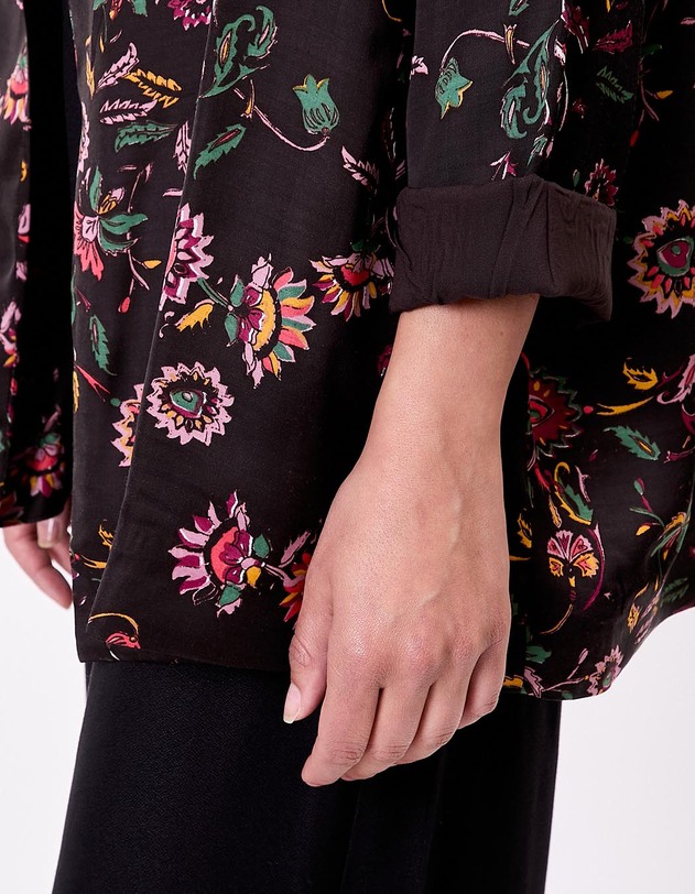 Fluid satin kimono jacket femme La Fianc&eacute;e