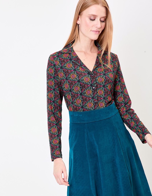 Flowing knit blouse femme Princesse Nomade