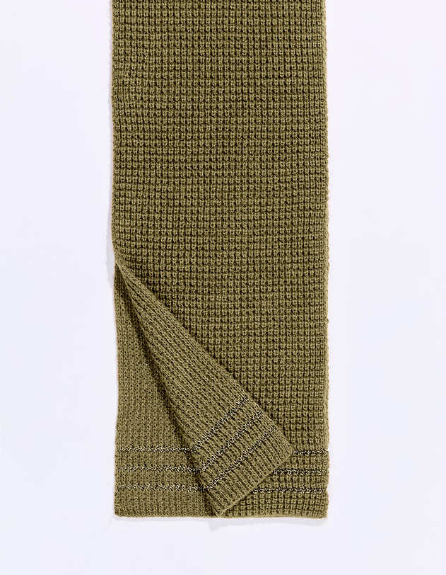 Warm lurex knit scarf femme Princesse Nomade
