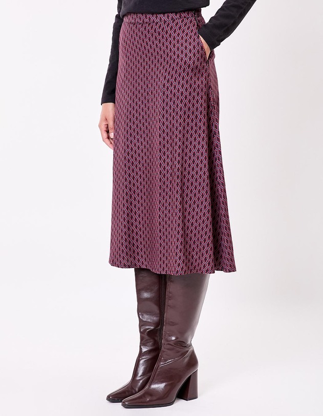 Flared flowing midi skirt femme Princesse Nomade