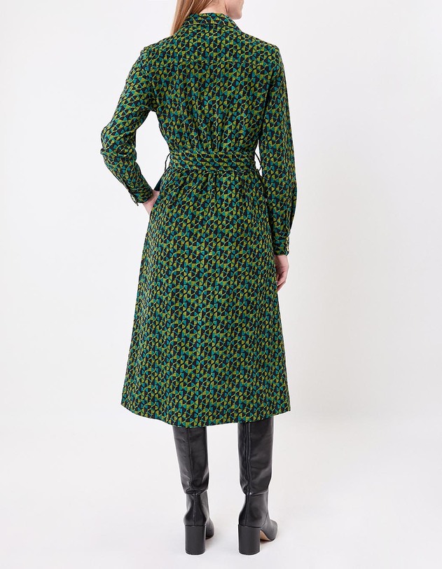 Corduroy shirt midi dress femme Princesse Nomade
