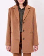 Straight woolen coat femme La Fiancée