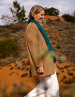 Straight woolen coat femme La Fiancée