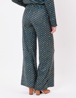 Wide soft knit pants femme La Fiancée