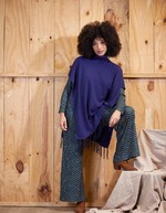 Wide soft knit pants femme La Fiancée